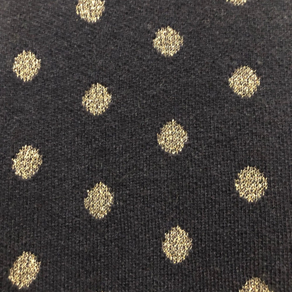 NWT navy blue with gold glitter dots size XL - Picture 3 of 4